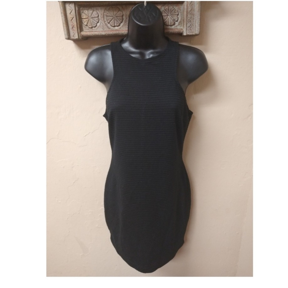 Audrey Black Body-Con Dress